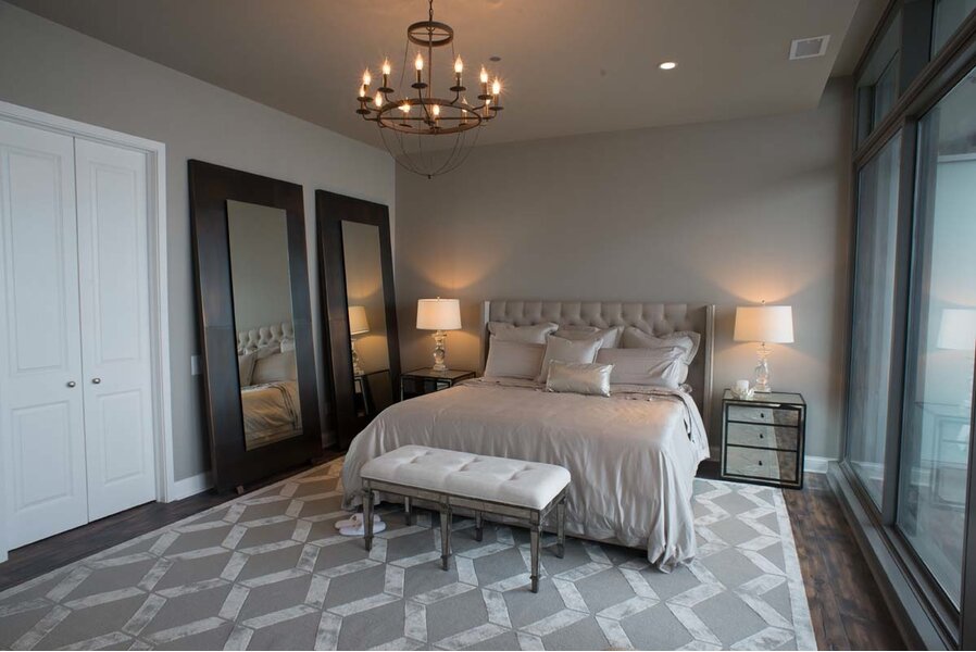 Glam Bedroom Design Photo by Debora Lyn Interior Design